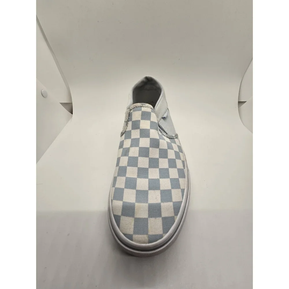 Vans Checkered Baby Blue/True White - 5.5 Mens/7  Womens dc7‎ 721356